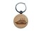 Vacation Cruise Ship Boat Engraved Wood Round Keychain Tag Charm
